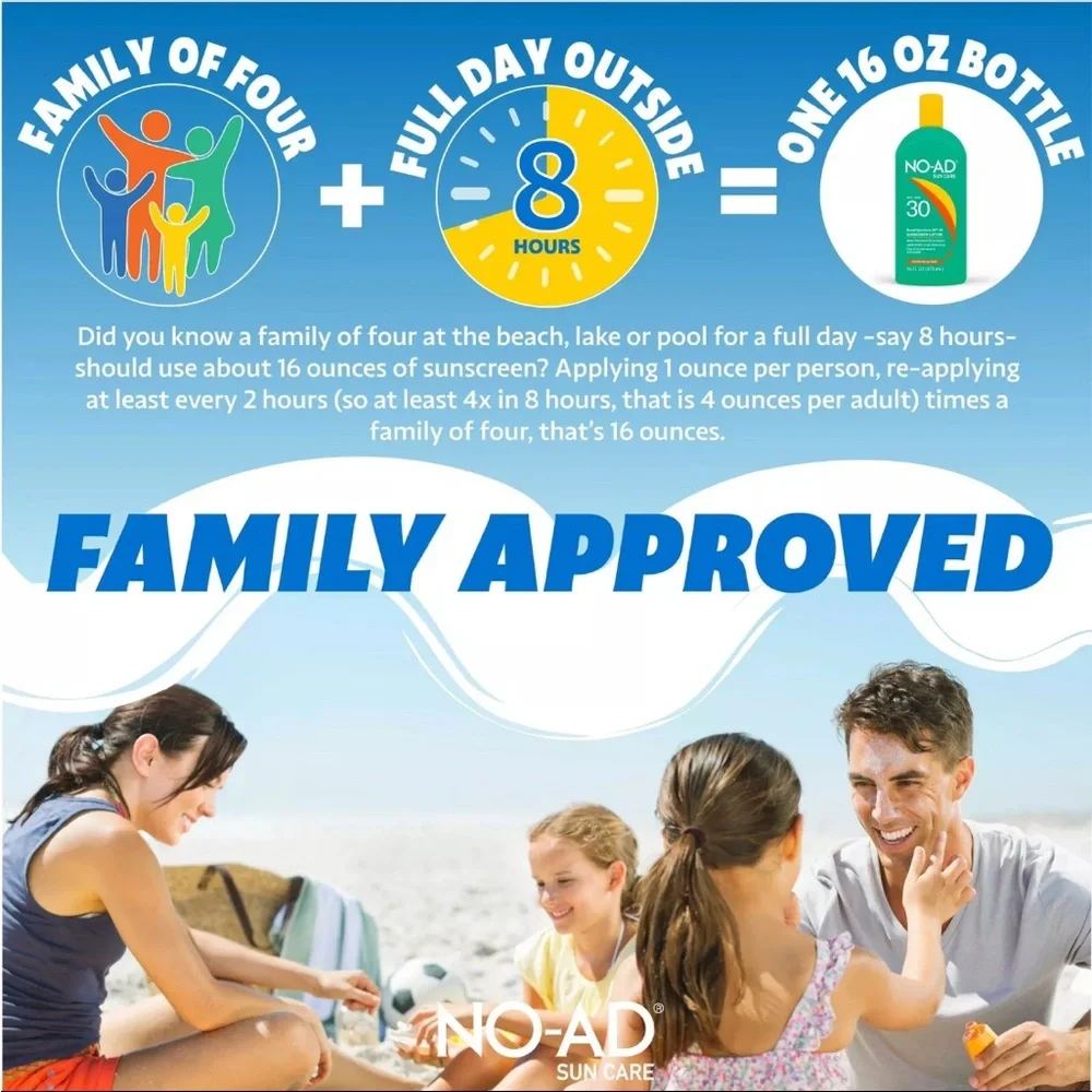 NO-AD Kids SPF 50 Sunscreen Continuous Spray Broad Spectrum 9oz Water Resistant